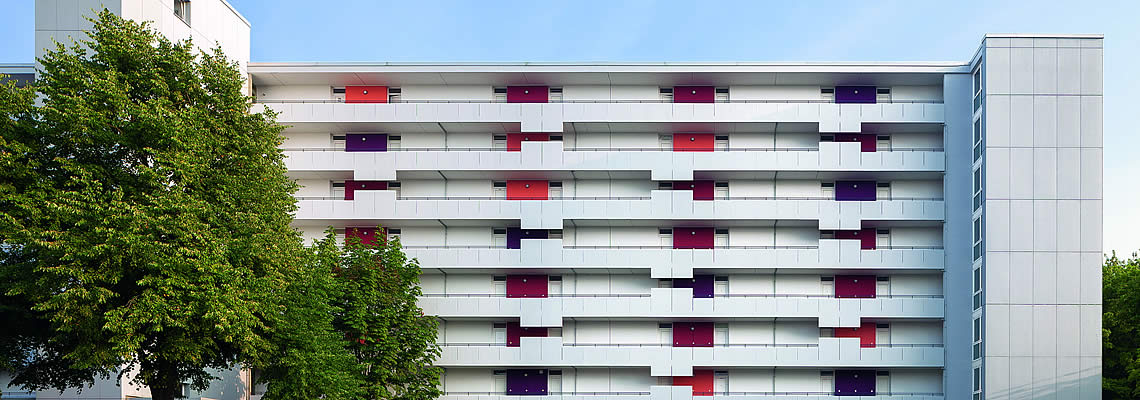 Scholz Malerbetrieb Hamburg - Fassadenpreis 2015 für die Gestaltung eines Wohnhochhauses in Hamburg